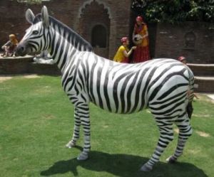 Zebra Sculpture