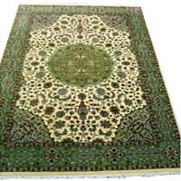 Single Wept Hand Knotted Woolen Carpet