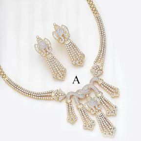 Diamond Necklace Set 01