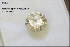 White moissanite diamonds