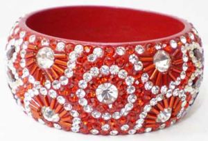 beaded bangle