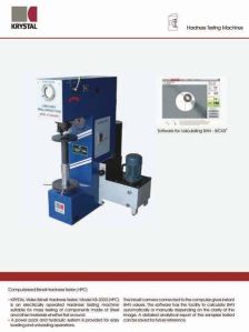 Hydraulically Operated Brinell Hardness Testing Machine