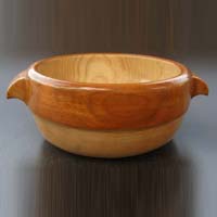 Wooden Soup Bowl
