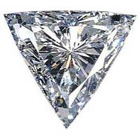 Trilliant Shaped moissanite diamond