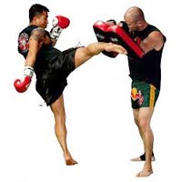 kickboxing training