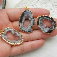 Agate Slices Pendants