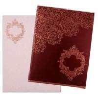 Stunning Royal Red Sikh Invitation card