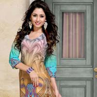 Cotton Multi Colour Printed Kurti