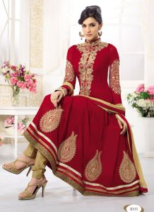 Kriti Senon New Red Designer Anarkali