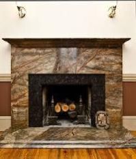 granite fireplace