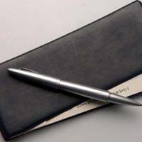 leather cheque book cover