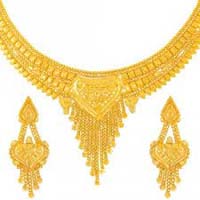 Gold Plated Necklace Set