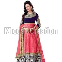 Wonderful Pink Colored  Anarkali Suit