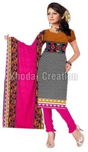 wonderfull Pink and black colore Straight Suit ladies