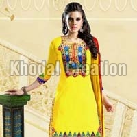 Wonderfull Yellow colored Patiyala suits