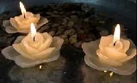 Rose Flower Candle