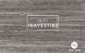 SILVER TRAVERTINE TILES SLABS