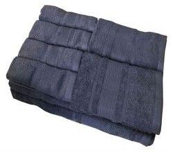 Grey Track Border Hand Towels