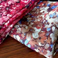 Printed Cotton Rayon Flax Fabric