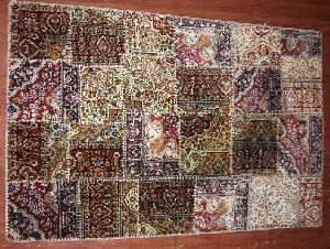 Hand knotted Patchwork Carpet