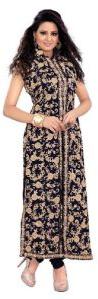 Partywear Unstitched Dress Material With Embroidered Work MFD-5