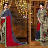 half and half sarees