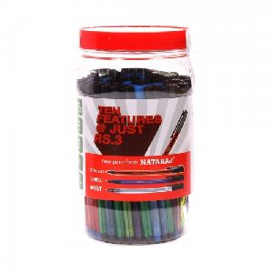 Nataraj assorted ball pen jar