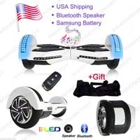 Self balance electric scooter with bluetooth speaker remote