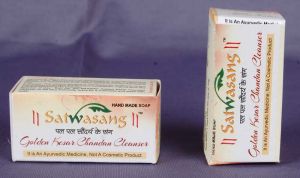 Satwasang Golden Kesar Chandan Cleanser Soap