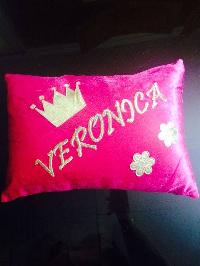 Embroidery & Patchwork Cushion
