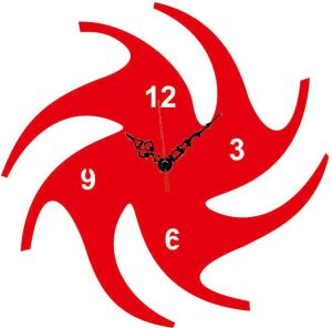 Laser Cut Designer Star Wall Clock -LaserCraftStore