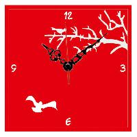 Laser Cut Elegant Flying Bird Designer Wall Clock -LaserCraftStore