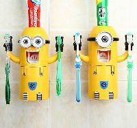 Minion Toothpaste Dispenser & Toothbrush Holder