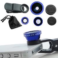 Universal Camera Clip Lens Mobile Phones Compatible Zoom Fish Eye Lens