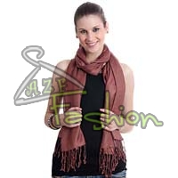 Womens Viscose Shawls (RTBRWN)