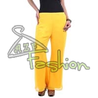 Womens Yellow Palazzo Pants