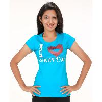 Blue Shopping Womens Wear T shirts