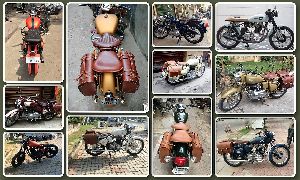 Vintage Royal Enfield Motorcycle
