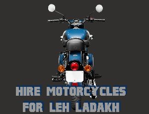 Motorcycle Rental For Leh Ladakh