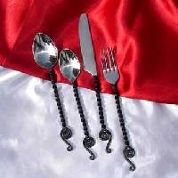 Steel with Powder Coating Cutlery Set