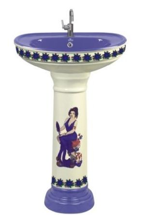 Sticker Series Pedestal Wash Basins