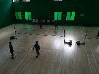 Teak Wood Badminton court flooring