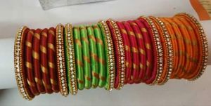 Silk Thread Bangle Set