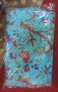 Kantha Bird Printed Bed Sheet