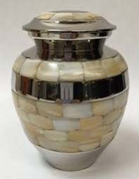 solid brass urns