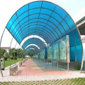 Polycarbonate shed