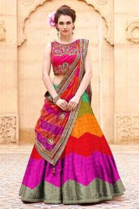 Multi color lehenga