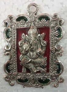 German Silver Ganesh Statue