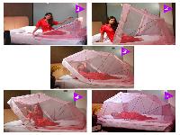 5ft x 6 1/2ft Double Bed Comfort Mosquito Net