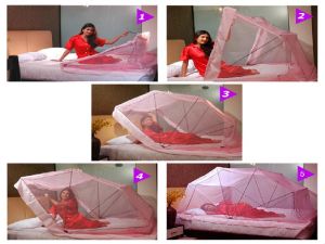 3ft x 6 1/ 2ft Single Bed Comfort Mosquito Net